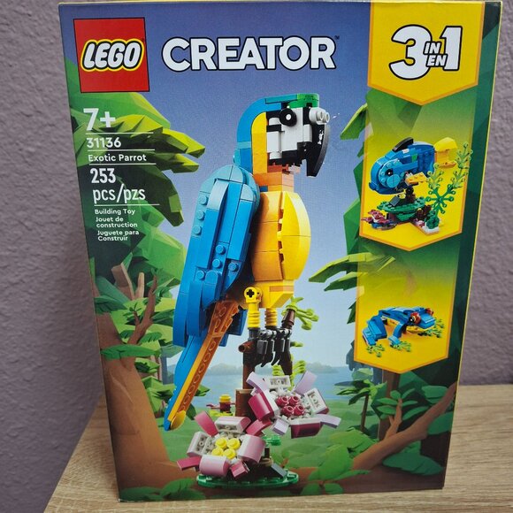 NIB LEGO Creator: 3 in 1 Exotic Parrot - Lot #31136 - Picture 2 of 2